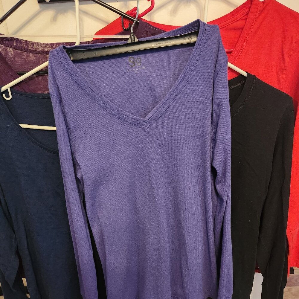 Lot of 6 long sleeve shirts